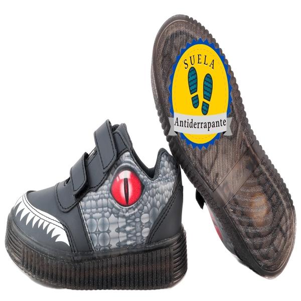 Tenis Dinosaurio Rex Luces Leds T-rex Niños 780 Oxford 12-21 (12.0 - 21.0)