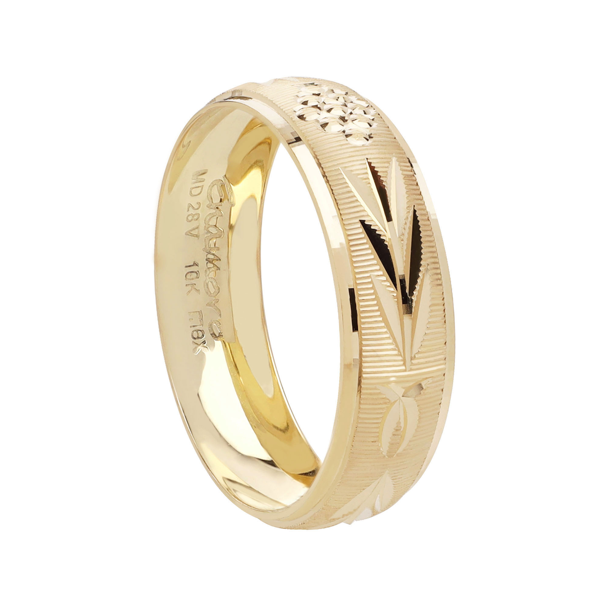 Argolla Matrimonio Oro 10K 6mm ARL08.