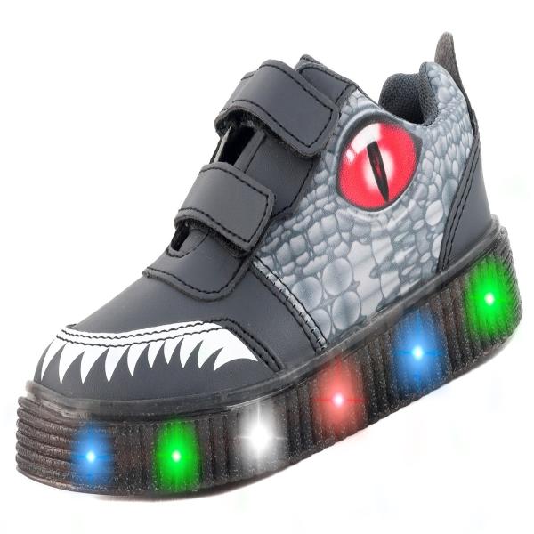 Tenis Dinosaurio Rex Luces Leds T-rex Niños 780 Oxford 12-21 (12.0 - 21.0)