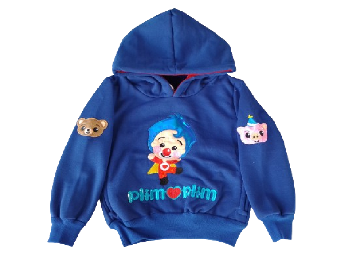 conjunto pants bebe de felpa niño y niña payasito plim plim
