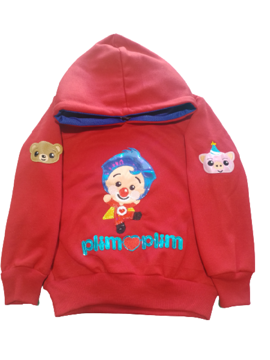 conjunto pants bebe de felpa niño y niña payasito plim plim