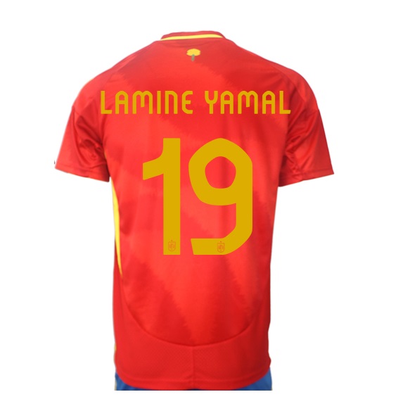 Nuevo! Jersey España Euro 2024/2025 Titular Roja Lamine Yamal 19 Talla S.