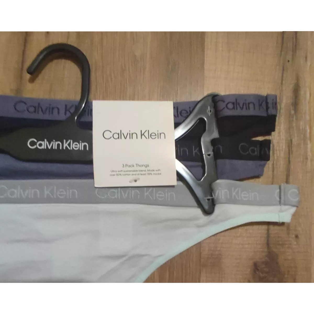 Calvin Klein Pack De 3 Tangas De Algodon Para Dama, Talla M