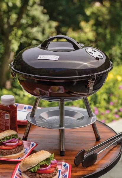 Parrilla asador de carbon Portatil pequeña acero 1265 cm2