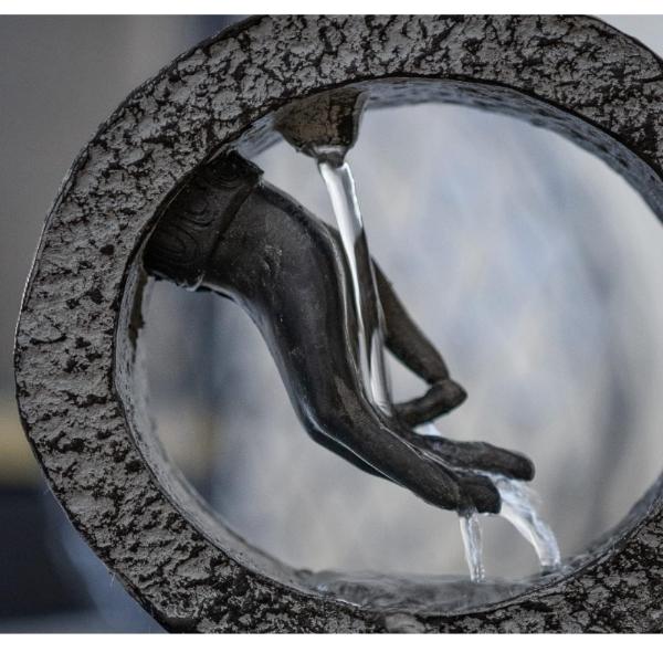 Fuente decorativa mini portátil para oficina casa jardín relajación 