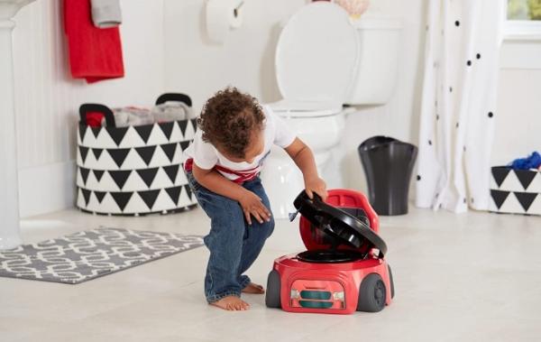 Entrenador de baño carrito infantil  2 en 1