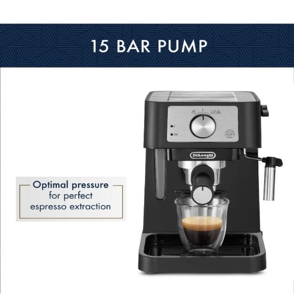 Cafetera para espresso lungo cappuccino tipo barista 