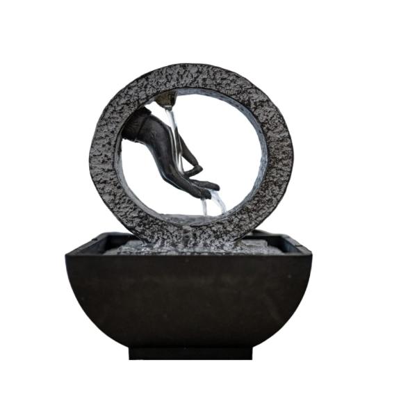 Fuente decorativa mini portátil para oficina casa jardín relajación 