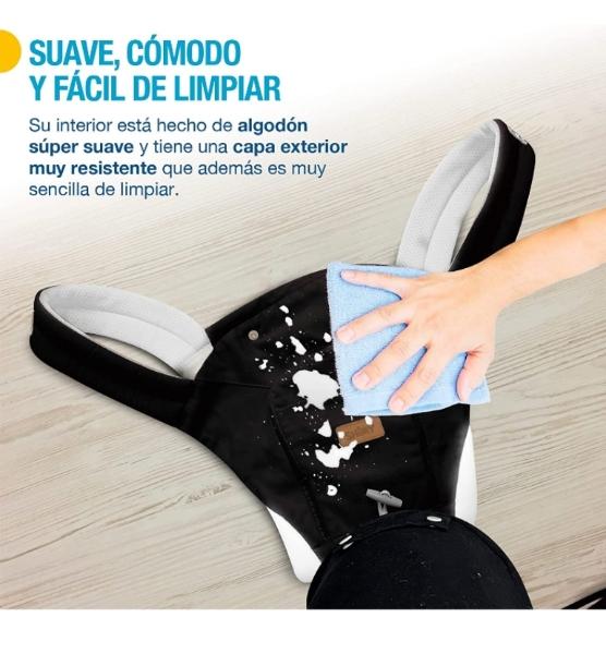 Cangurera fular ergonómico ajustable varios compartimentos 