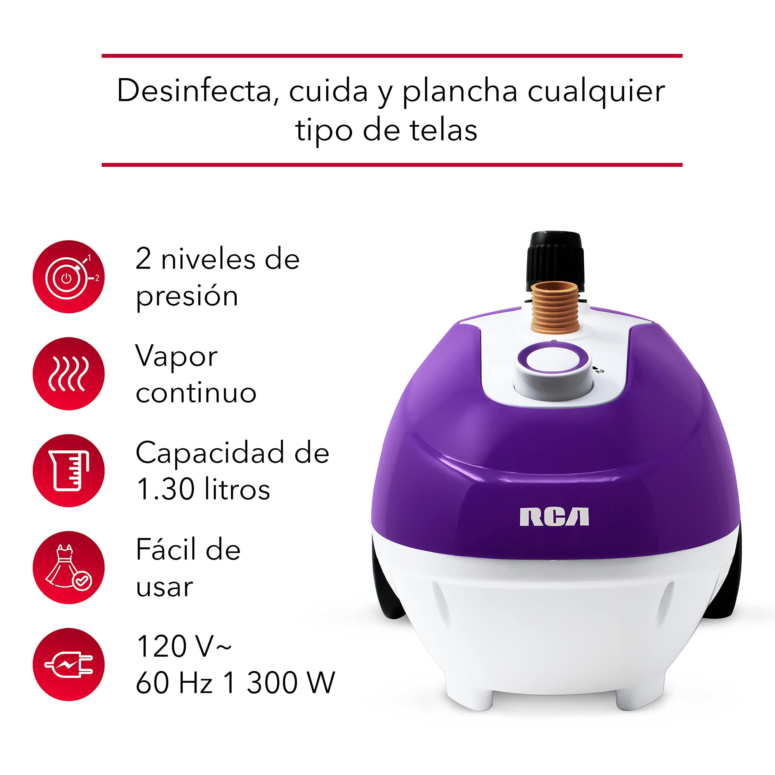 PLANCHA VERTICAL DE VAPOR	RCA