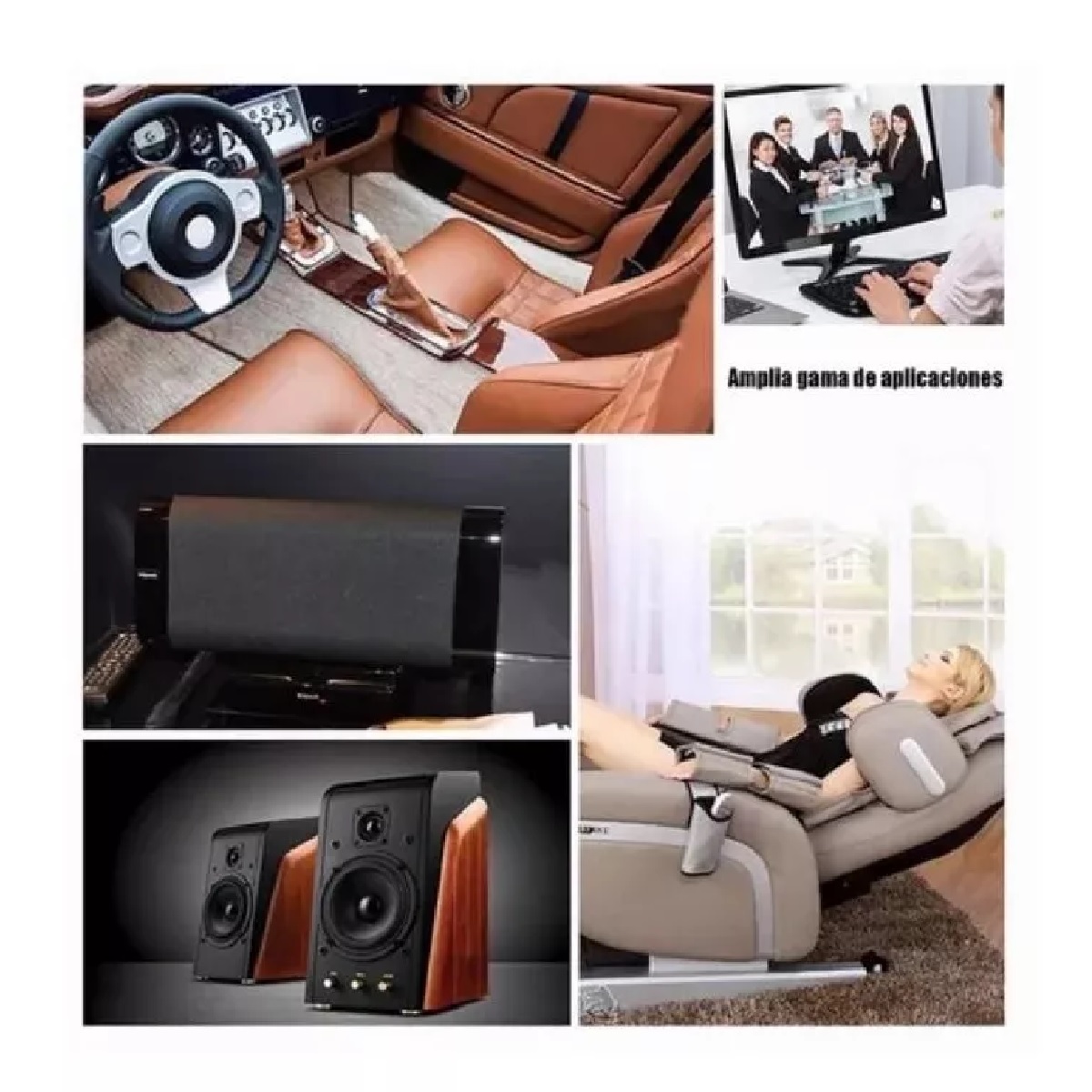 Modulo Reproductor De Audio Bluetooth Usb Sd Fm Auxiliar 12V Negro
