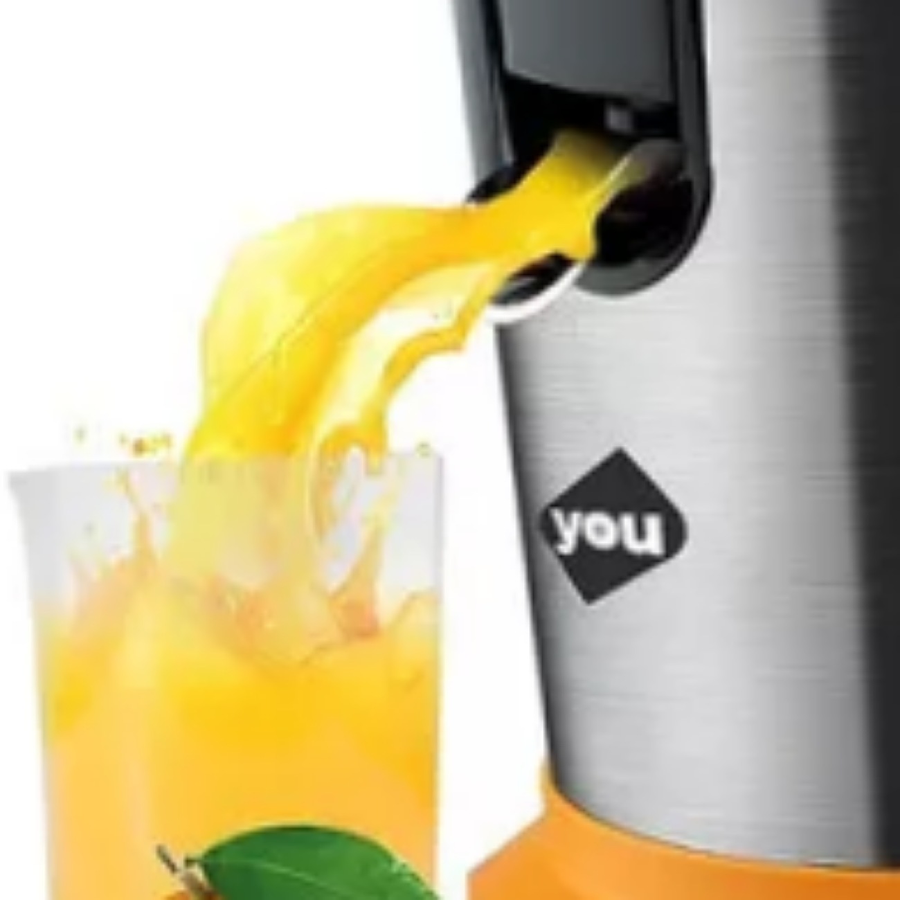 Exprimidor De Jugos Citricos Electrico Con Palanca 400ml You Color Plateado