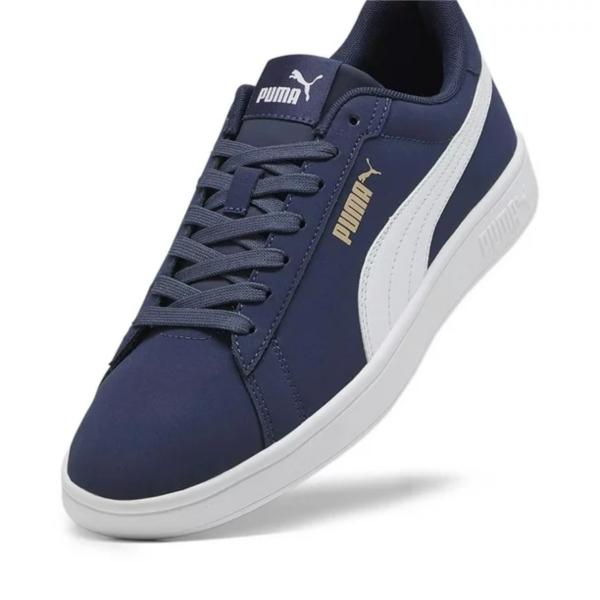 Tenis Casual Puma Smash 3.0 Buck azul 392336 03 hombre