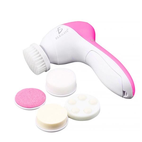 Limpiador Facial Eléctrico 5 En 1 Masajeador Exfoliante Suavizante