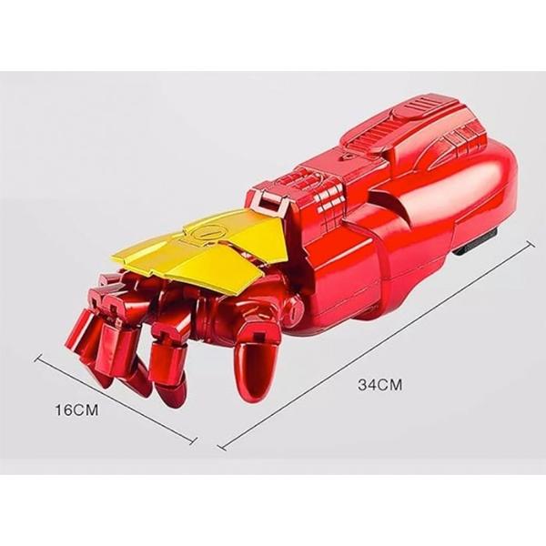 Guante Lanzador De Hidrogel con Luz Iron Man