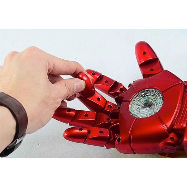Guante Lanzador De Hidrogel con Luz Iron Man