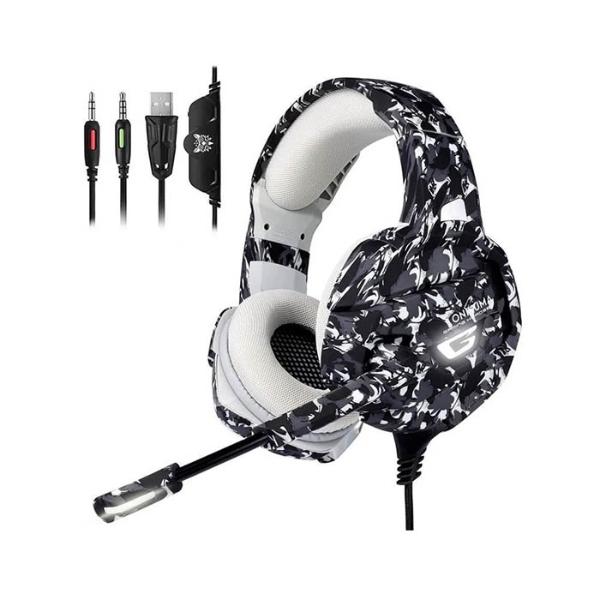 Audífonos gamer K5 ONIKUMA K5 7.1 Hi-Fi Subwoofer Camuflaje