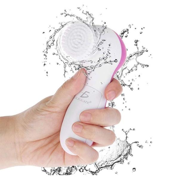 Limpiador Facial Eléctrico 5 En 1 Masajeador Exfoliante Suavizante