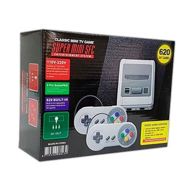 Consola de juegos de 8 bits con 620 juegos