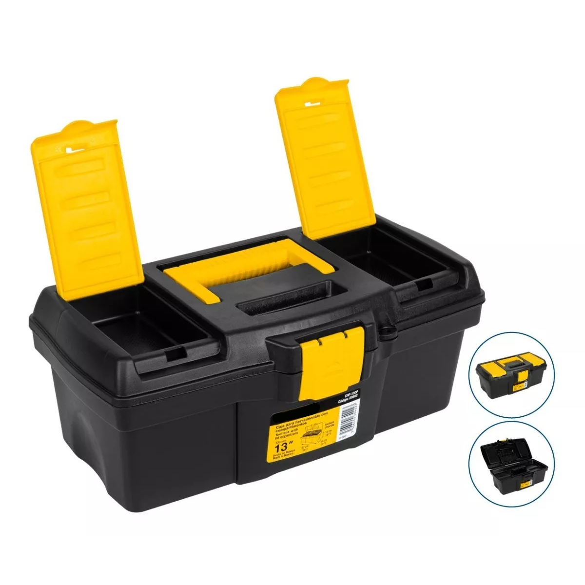 Kit De 3 Cajas De Herramientas (13 Y 16 Pulgadas) Pretul