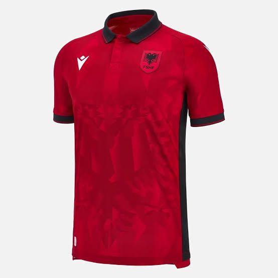 Nuevo! Jersey Albania Eurocopa 2024/2025 Titular Local Roja Talla XL.