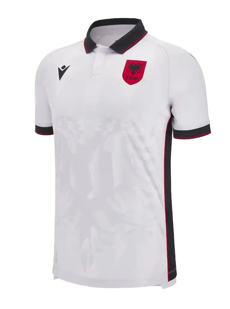 Nuevo! Jersey Albania Eurocopa 2024/2025 Visita Blanca Talla L.