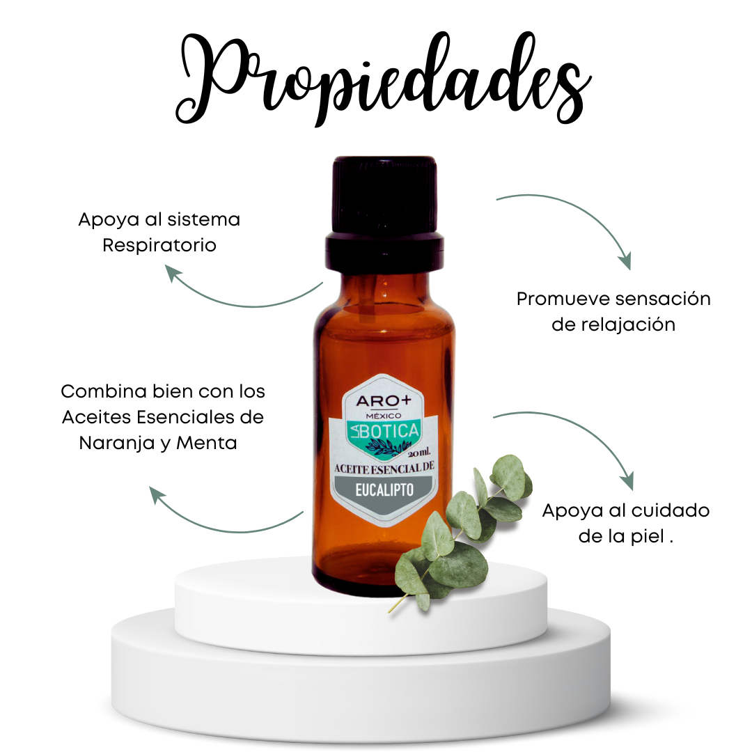 Aceite Esencial Eucalipto 100% Puro, Uso Terapéutico, Aromaterapia.
