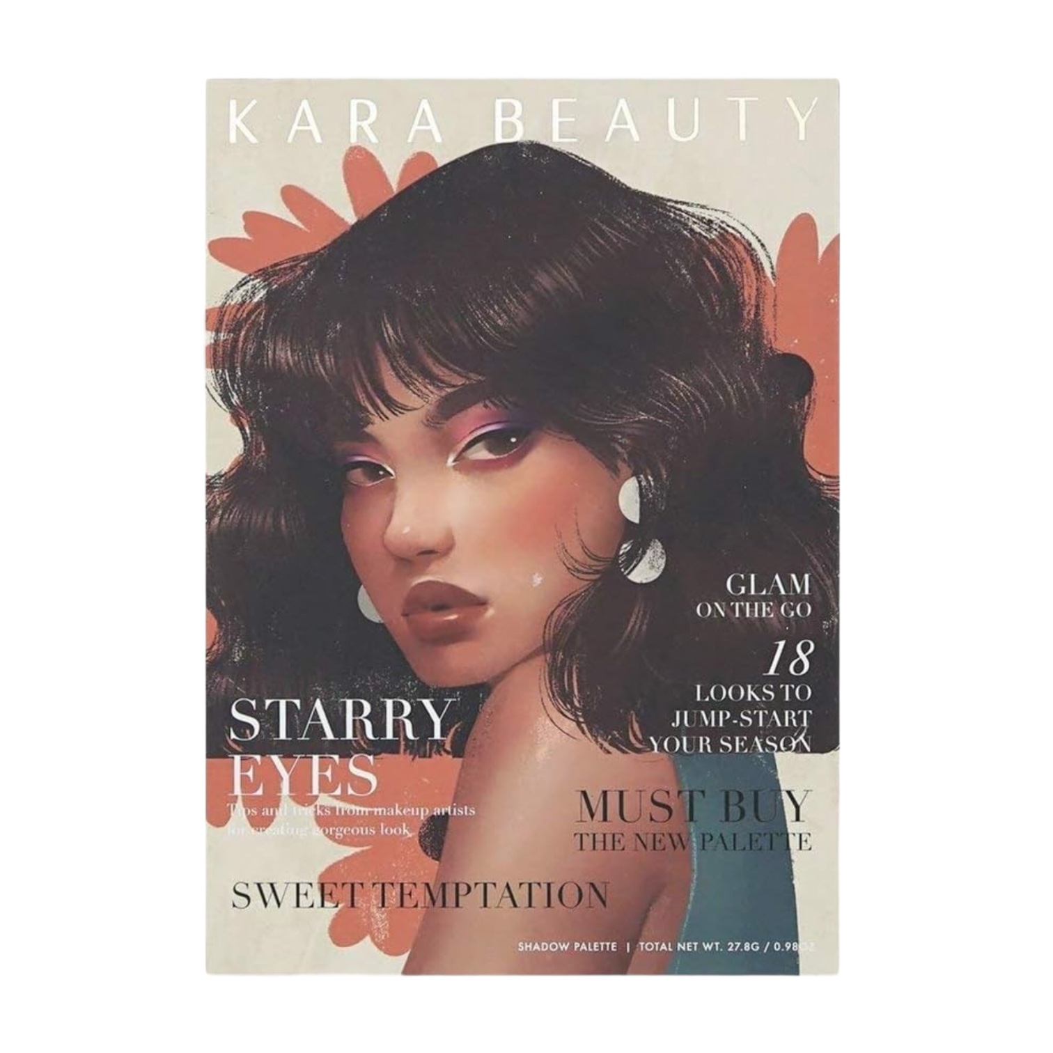 Paleta De Sombras Starry Eyes Kara Beauty