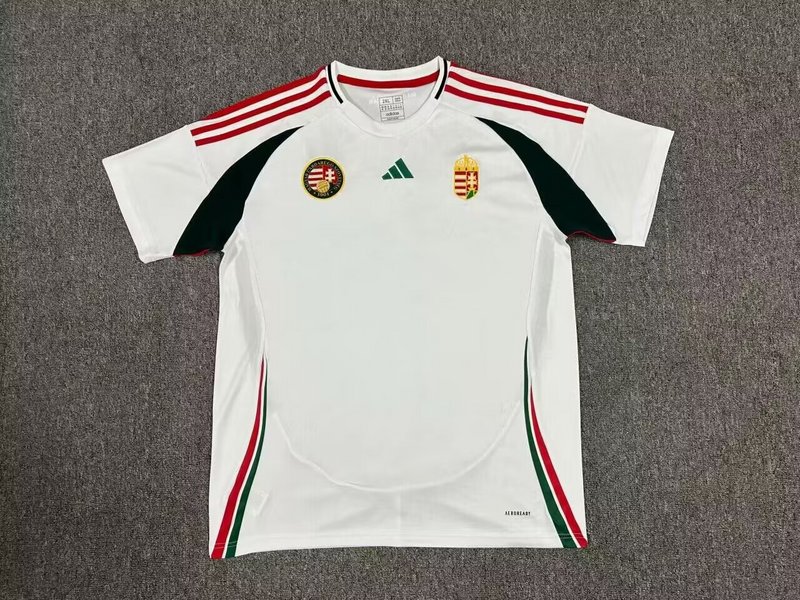 Nuevo! Jersey Hungria Eurocopa 2024/2025 Visita Blanca Talla L.