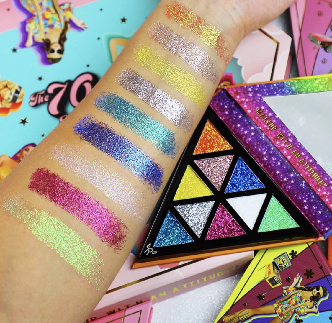 Paleta De Sombras The 70s Bohemian Diva Rude.