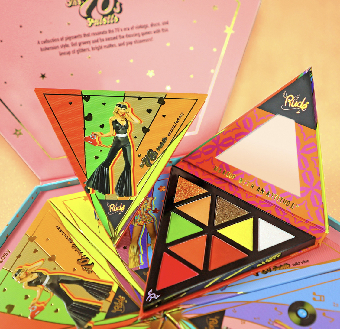 Paleta De Sombras The 70s Electric Fantasy Rude