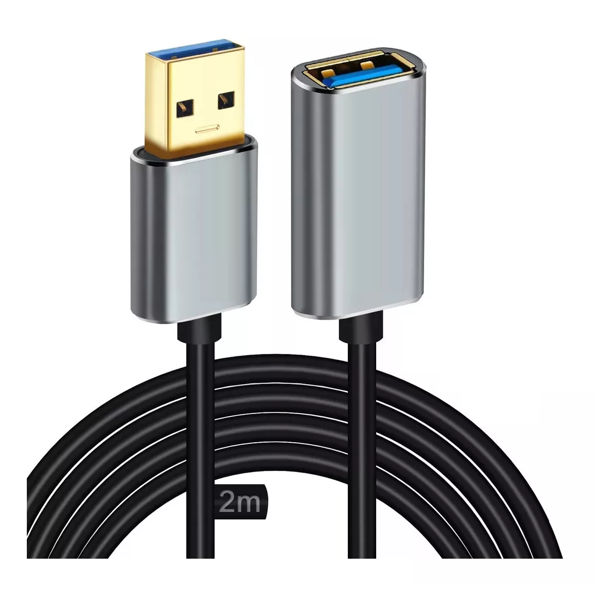 Cable Extensión Usb 3.0 Macho A Hembra 2 Metros High Speed