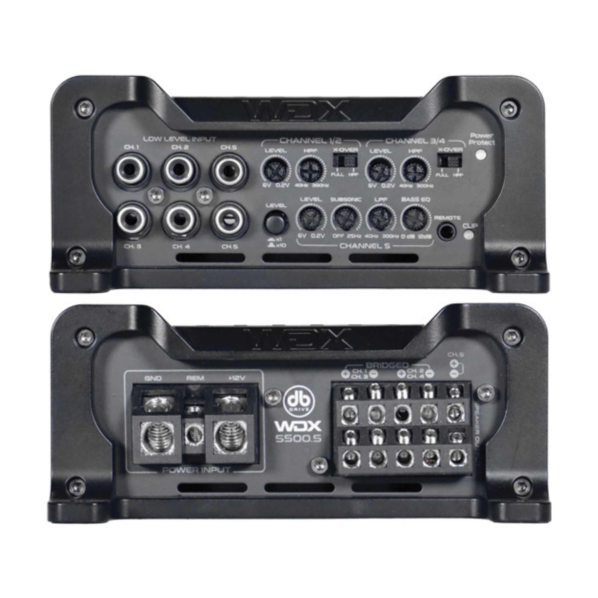 Amplificador Mini DB Drive WDX55005 2500w Clase D 5 Canales.