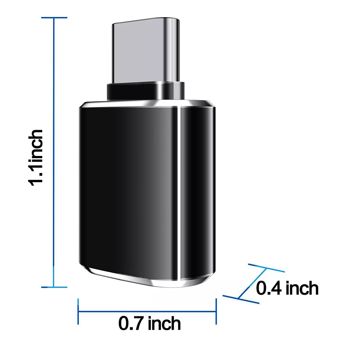 4 Piezas Adaptador Otg Usb Tipo C A Usb 3.0 5gbps
