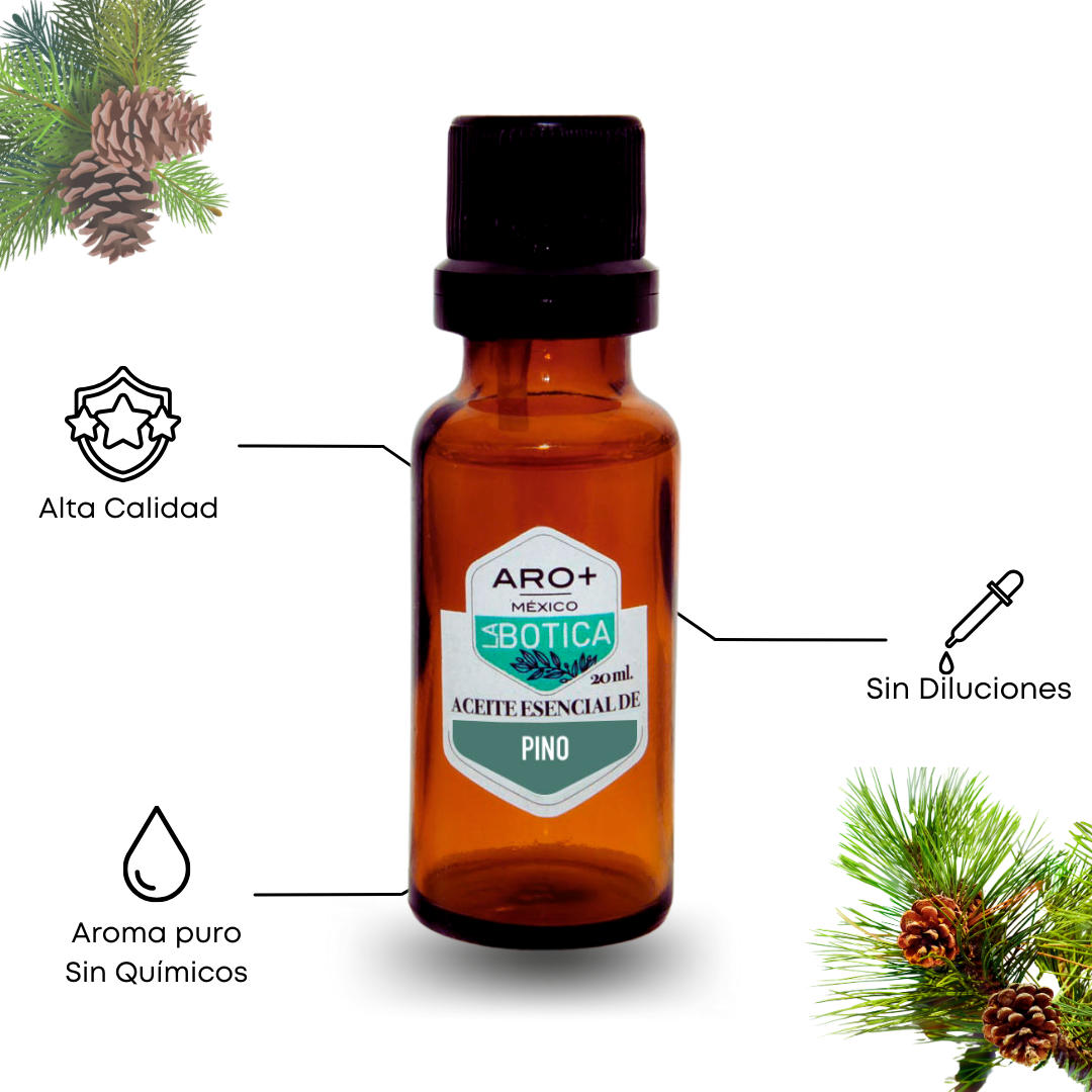 Aceite Esencial Pino 100% Puro, Uso Terapéutico, Aromaterapia.