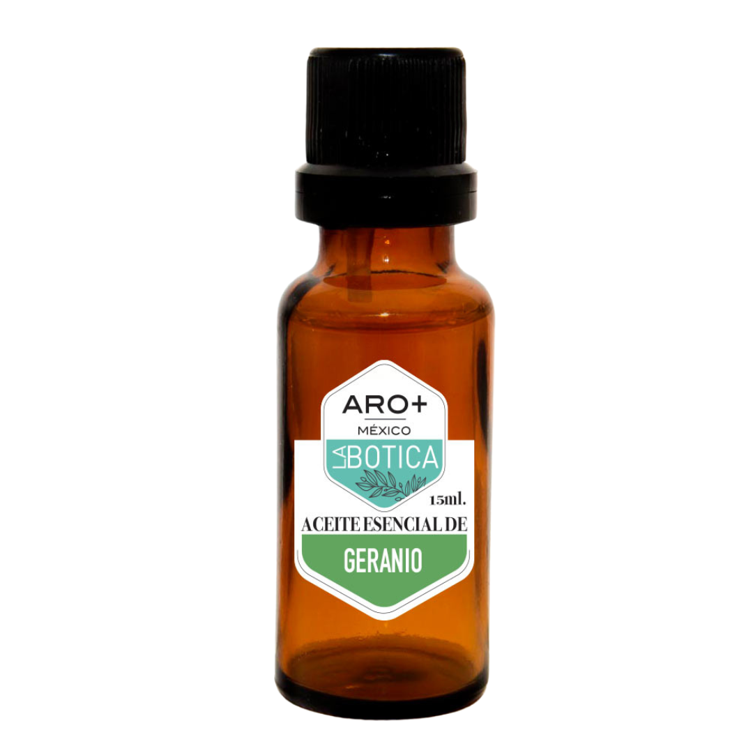 Aceite Esencial Geranio 100% Puro, Uso Terapéutico, Aromaterapia.