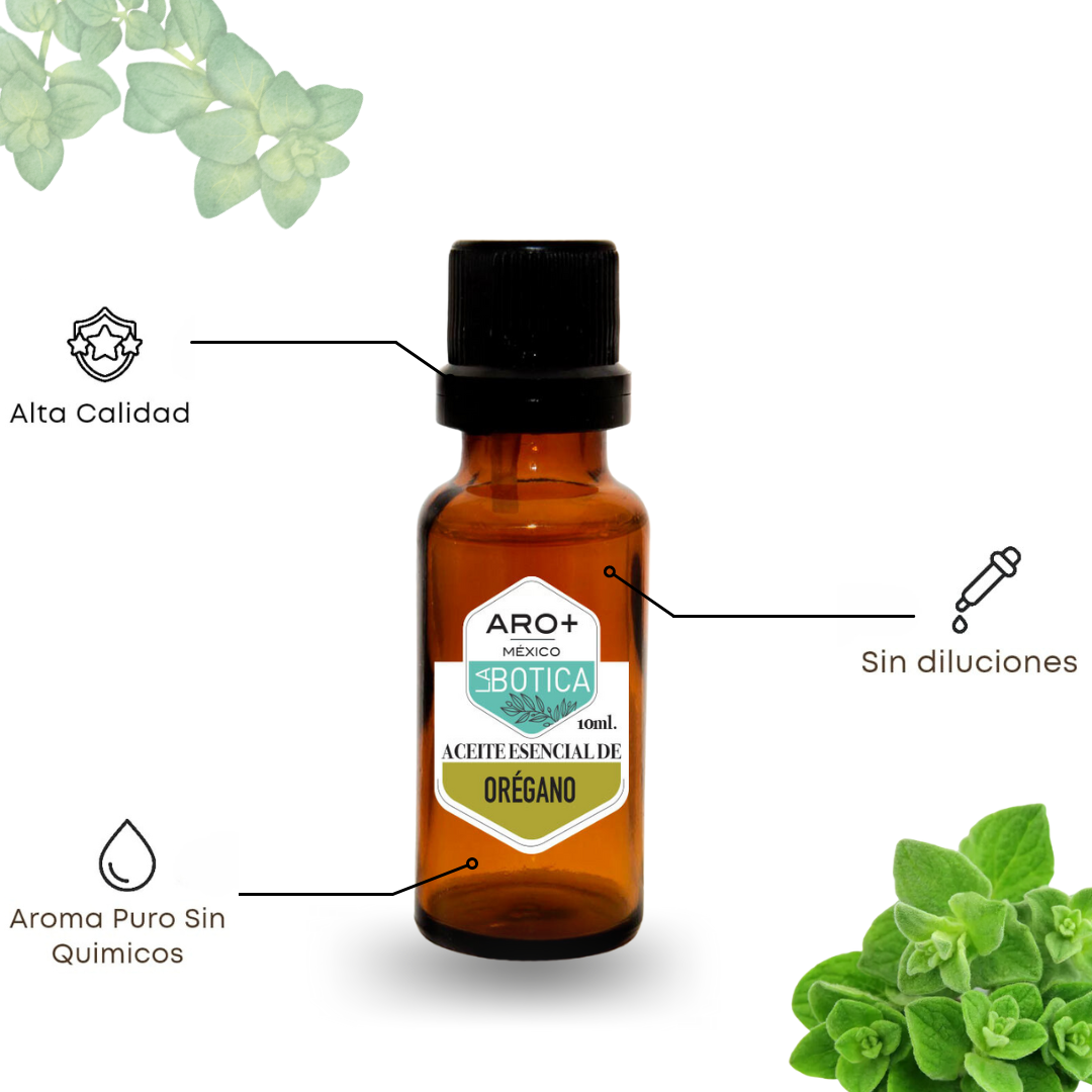 Aceite Esencial Orégano 100% Puro, Uso Terapéutico, Aromaterapia.