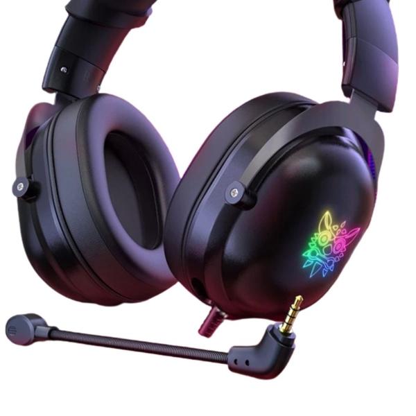 Audífonos gamer inalámbricos RGB Gadgets&Fun con orejas de gato