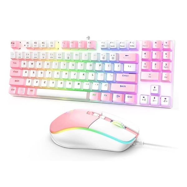 Kit gamer teclado y mouse alámbrico Gadgets&Fun RGB