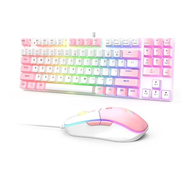 Kit gamer teclado y mouse alámbrico Gadgets&Fun RGB