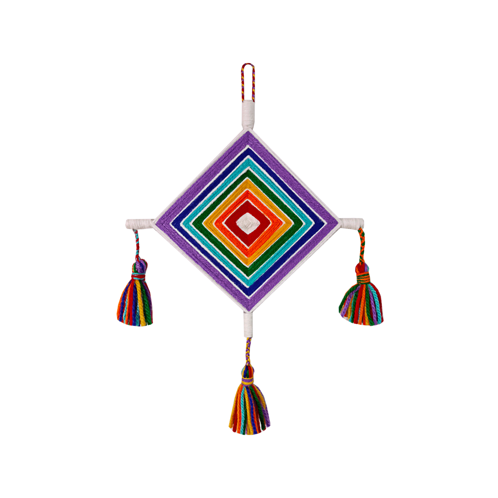 Tejido de Protección Ojo de dios 7 Chakras