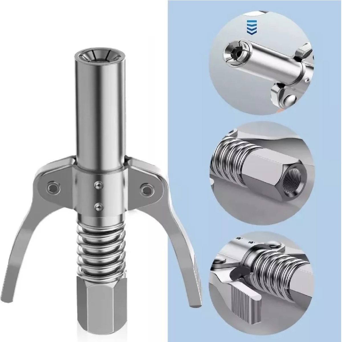 Boquilla Para Pistola De Engrase De 1/8 Npt, 10000 Psi