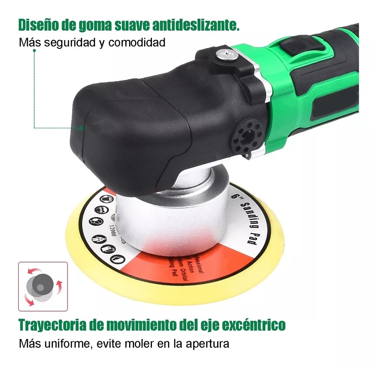 Pulidora Orbital De Velocidad Variable Y Lijadora 