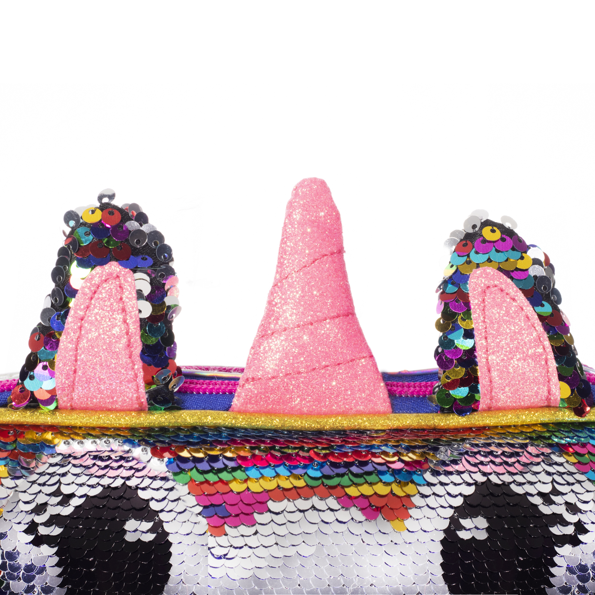 Lapicera Llama Unicornio Lentejuela Reversible Wilys Wt380 Color Multicolor.