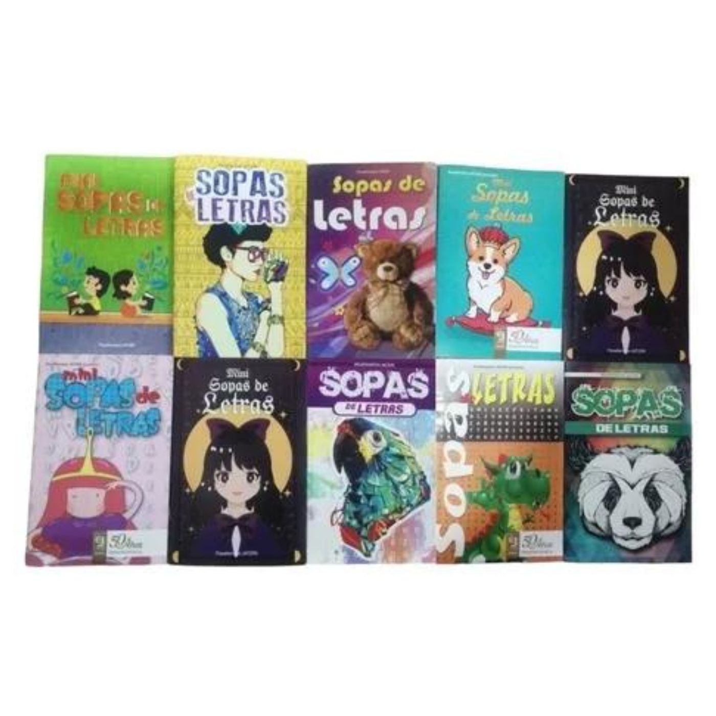 15 Mini Sopa De Letras De Bolsillo / Juegos Mentales .