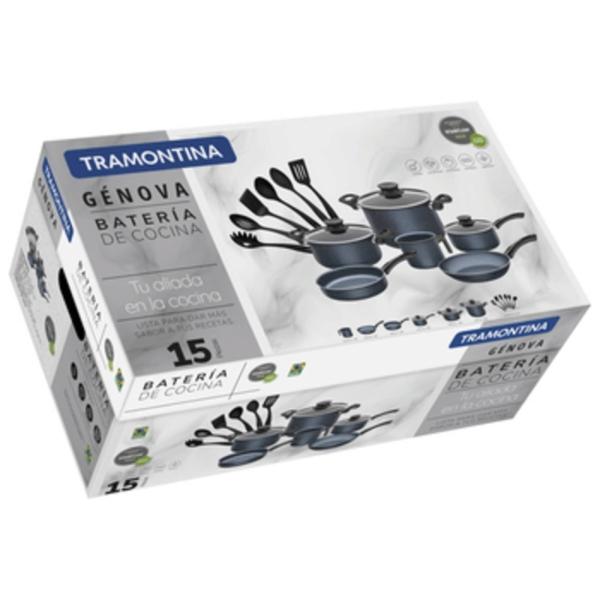 Bateria De Cocina Tramontina Paris 15 Piezas