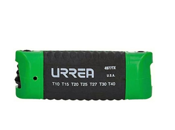 4977TX Juego De 7 Llaves Torx No. Tipo Navaja T9-T40 Urrea.