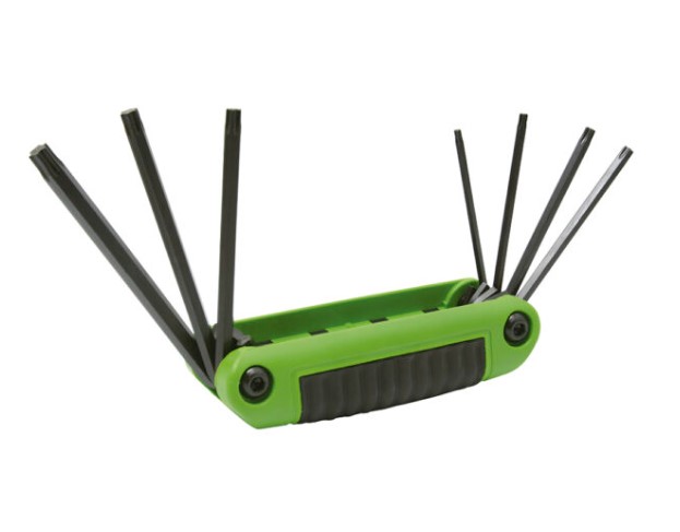 4977TX Juego De 7 Llaves Torx No. Tipo Navaja T9-T40 Urrea.