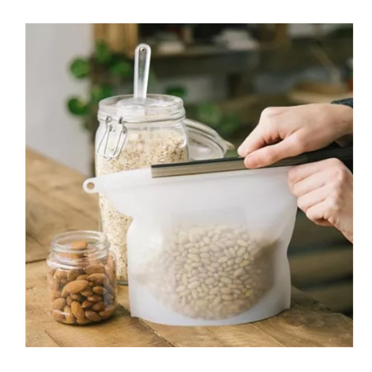 Bolsa De Silicon Tipo Ziploc De 1 Litro DM 