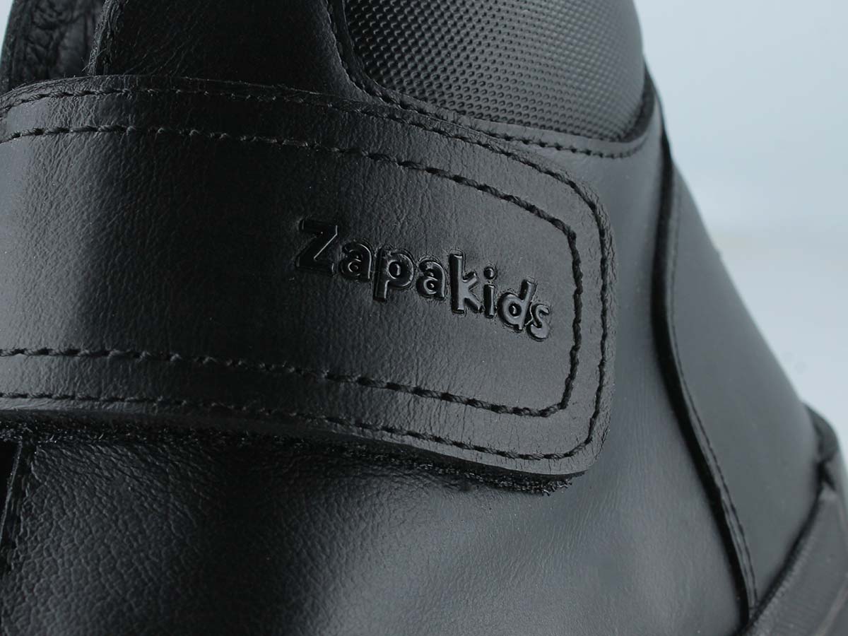Zapatos Escolares Zapakids Bota Casual Piel Negro ZK00023 Niño 